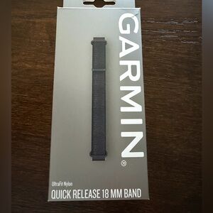 Garmin Black UltraFit Nylon Watch Band